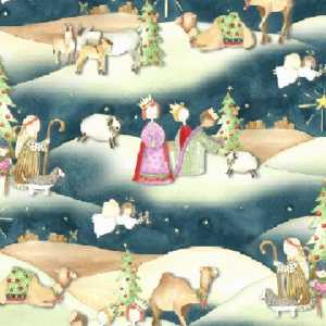 Stoffa Patchwork Oh Holy Night