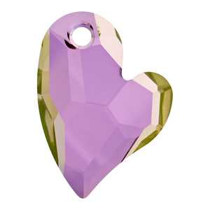 Devoted 2 U Heart Crystal Lilac Shadow